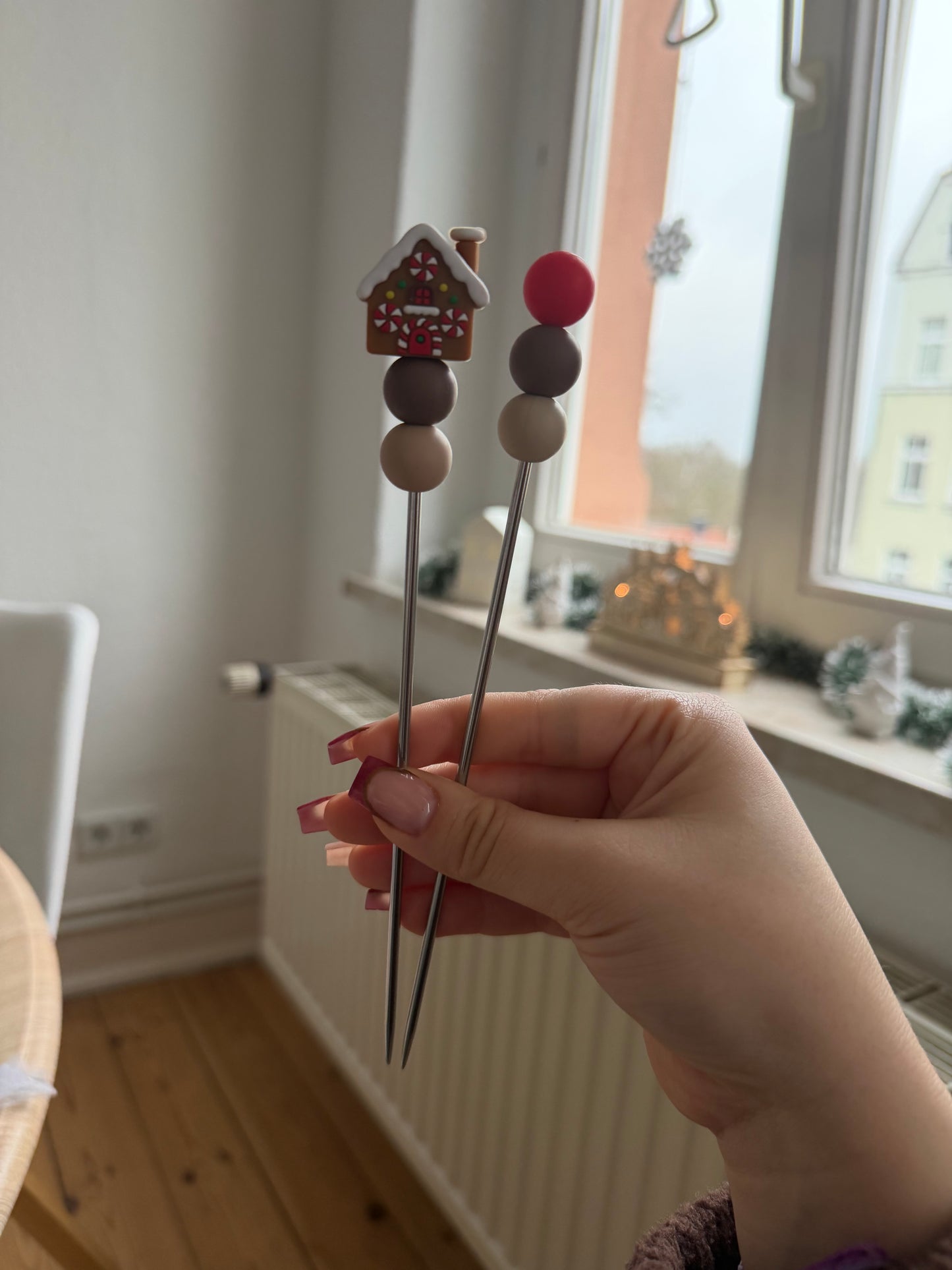Amigurumisticks - Lebkuchenhaus
