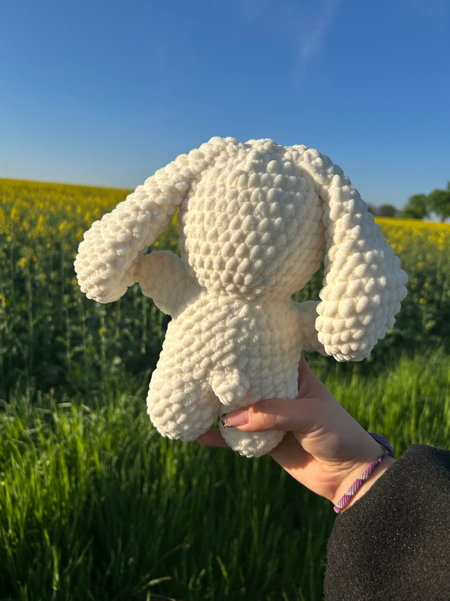 Hase Kuscheltier | in Wunschfarbe