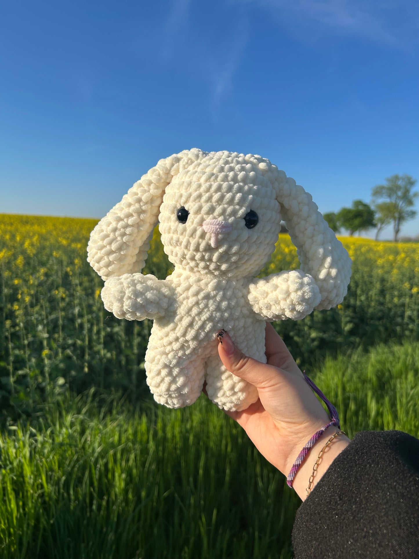 Hase Kuscheltier | in Wunschfarbe