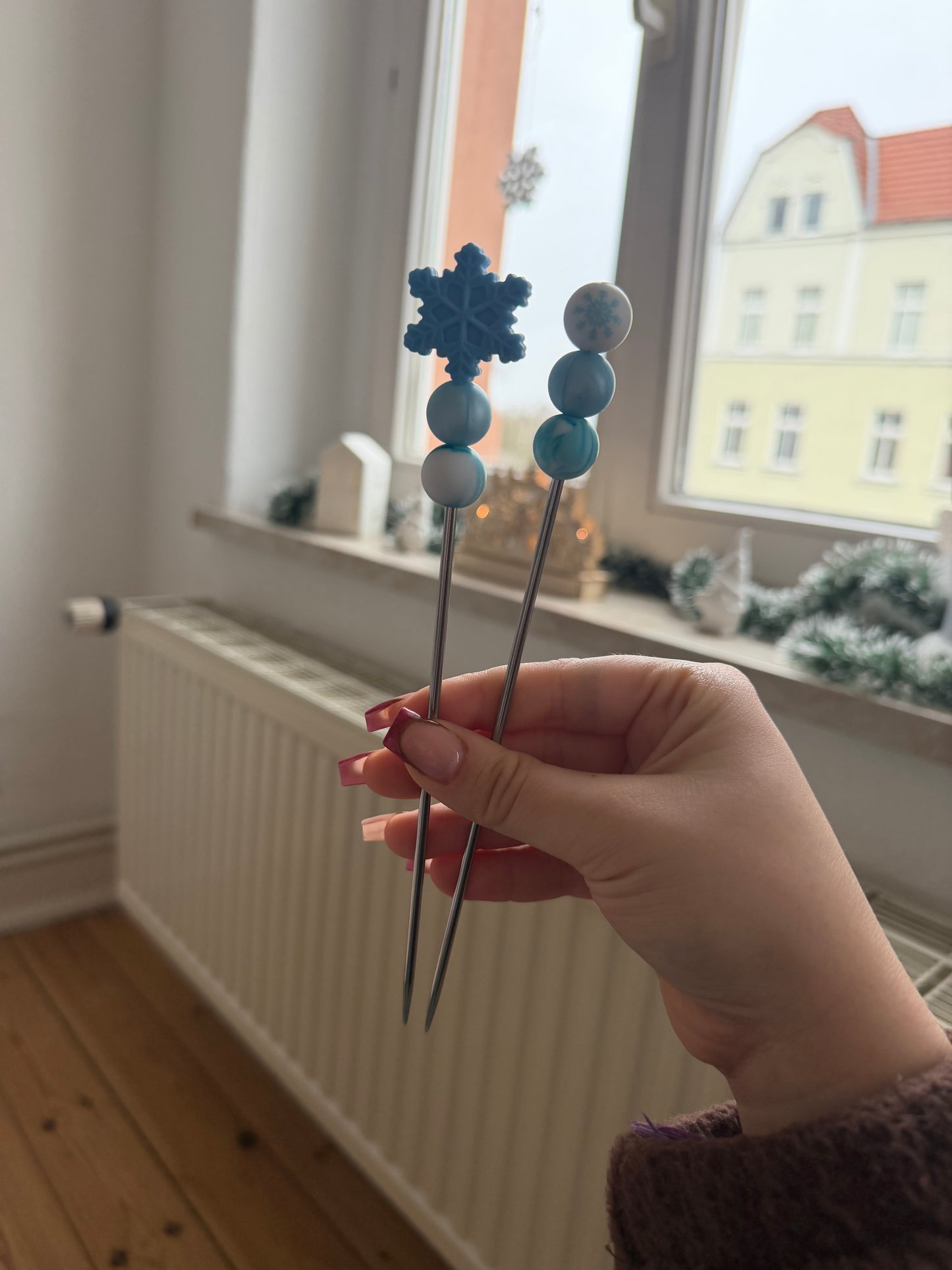 Amigurumisticks - Schneeflocke
