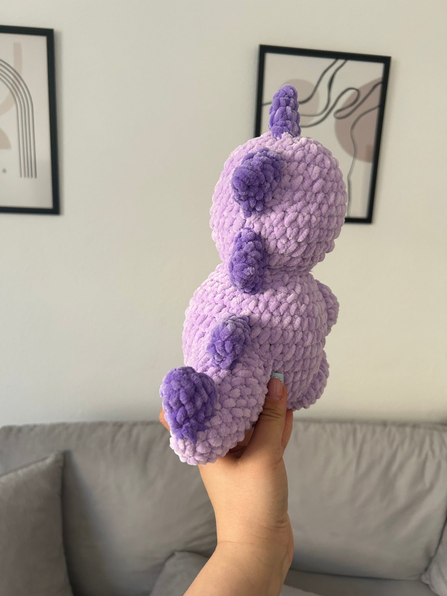 Dinosaurier Kuscheltier | in Wunschfarbe