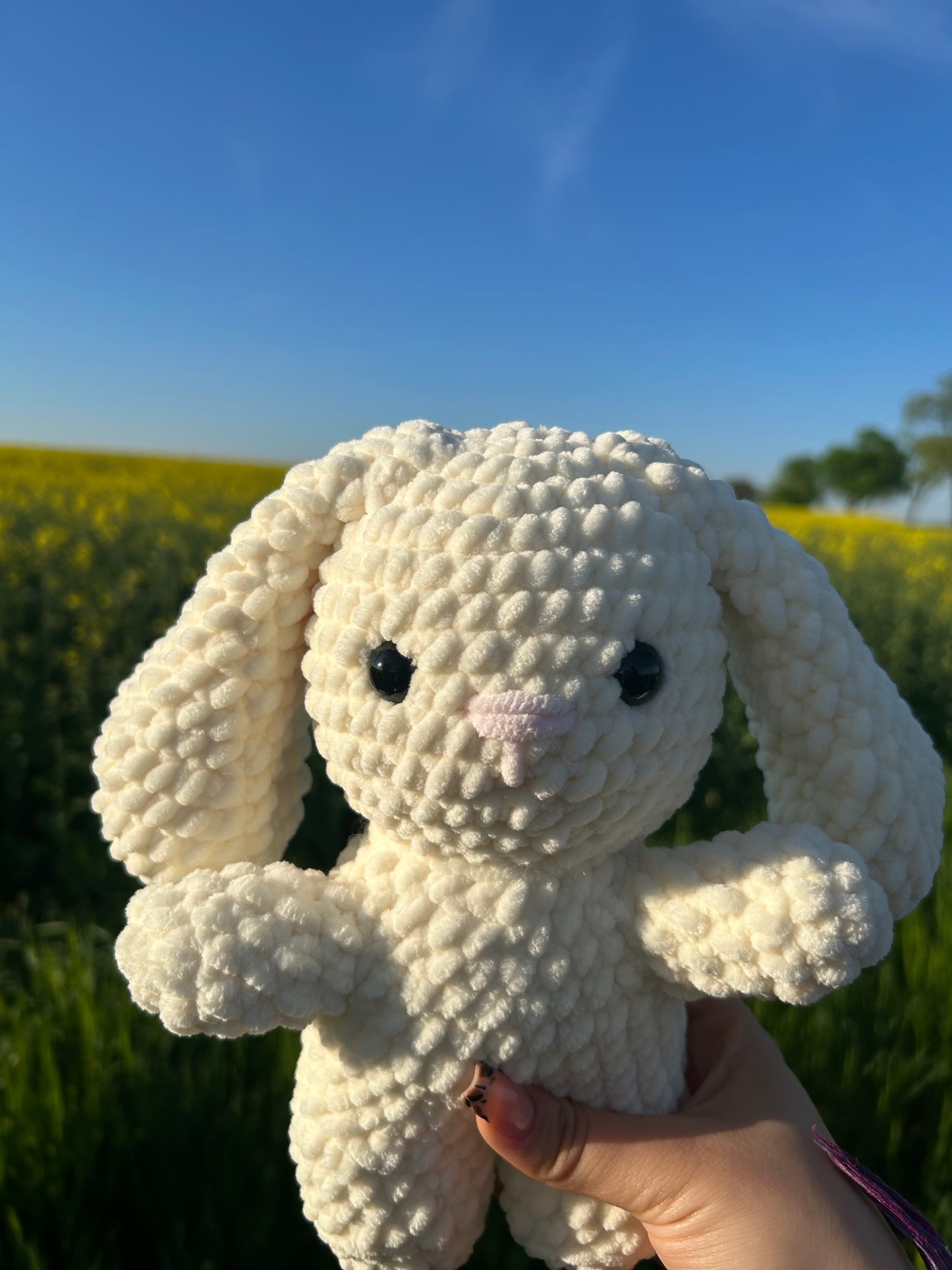 Hase Kuscheltier | in Wunschfarbe