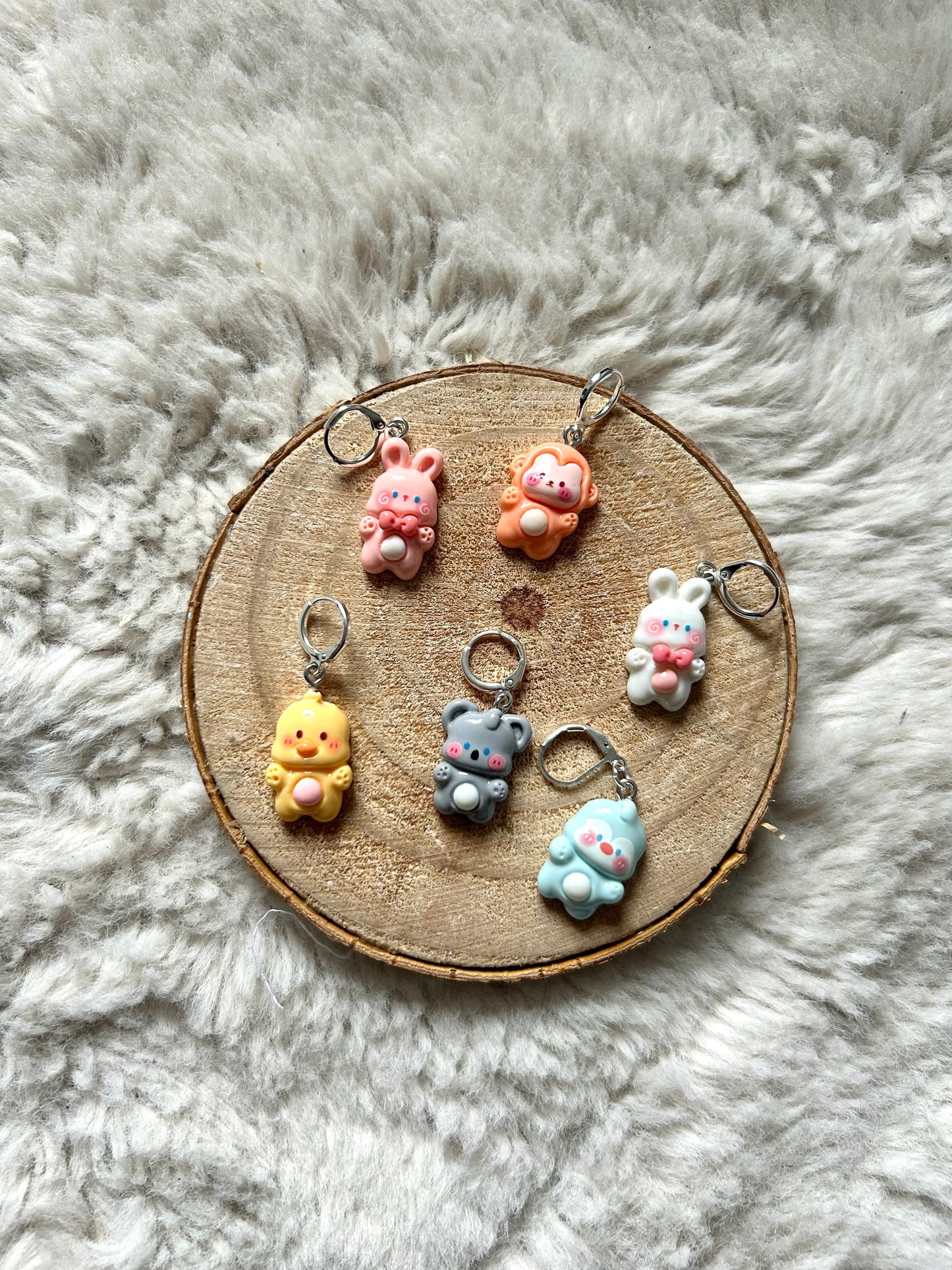 Kawaii Tier Maschenmarkierer | zufälliges Design