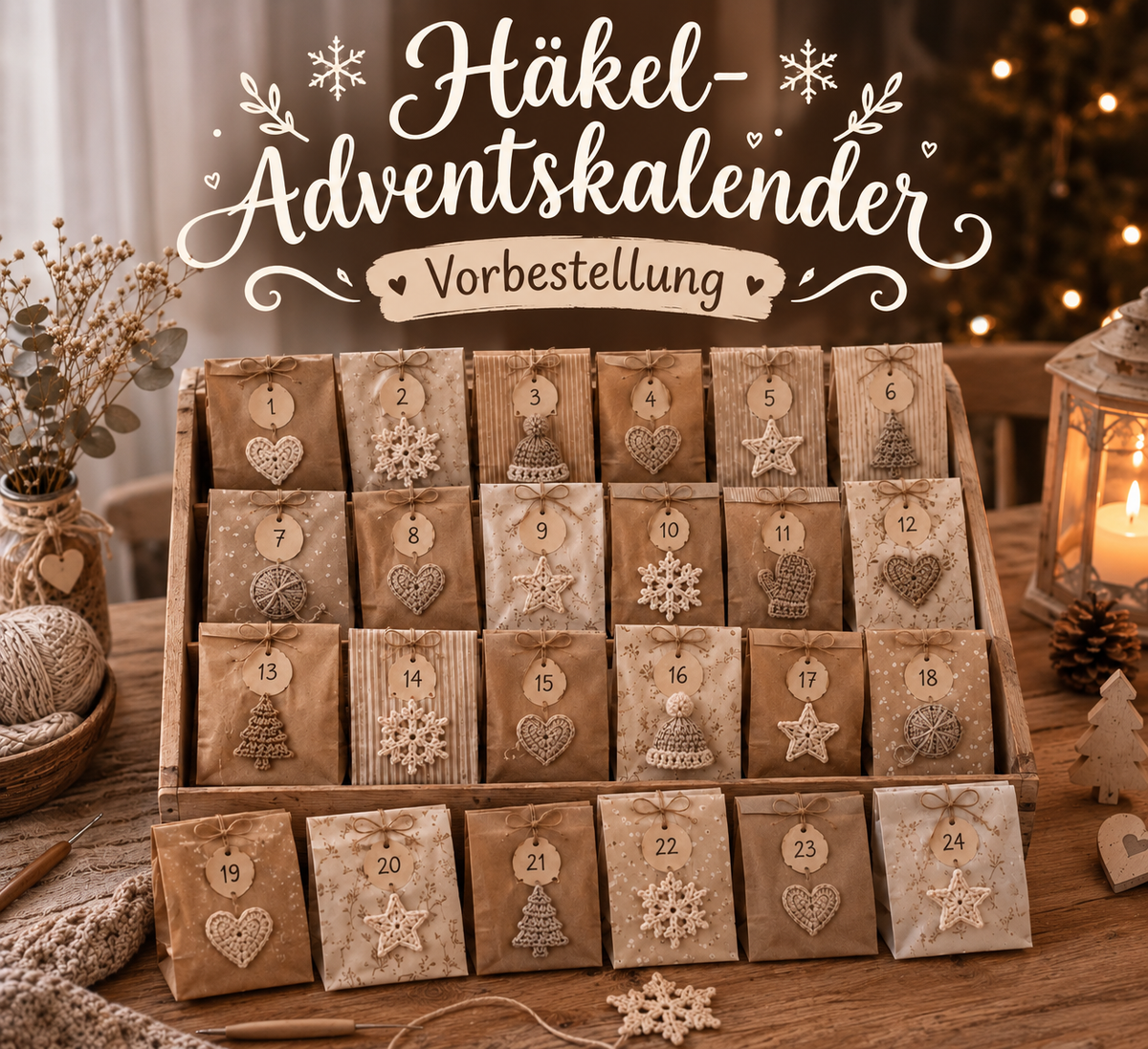 Häkeladventskalender 2026 - Vorbestellung
