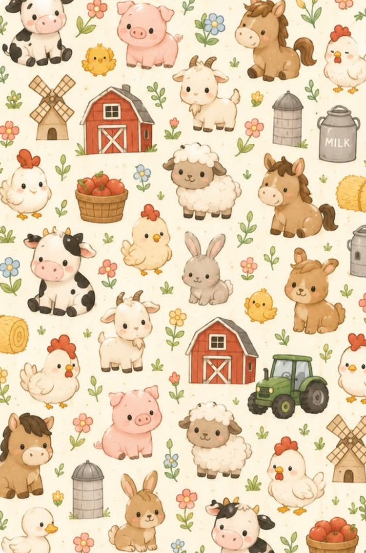 Fluffy Farm Friends 🐷🌾