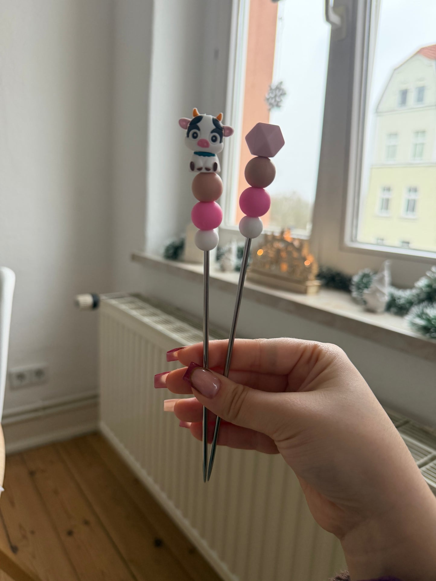 Amigurumisticks - Kuh