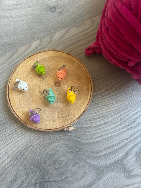 Dinosaurier Maschenmarkierer | häkeln | stricken | zufällige Farbe!