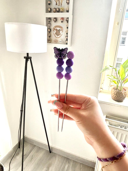 Schmetterling Amigurumi Sticks