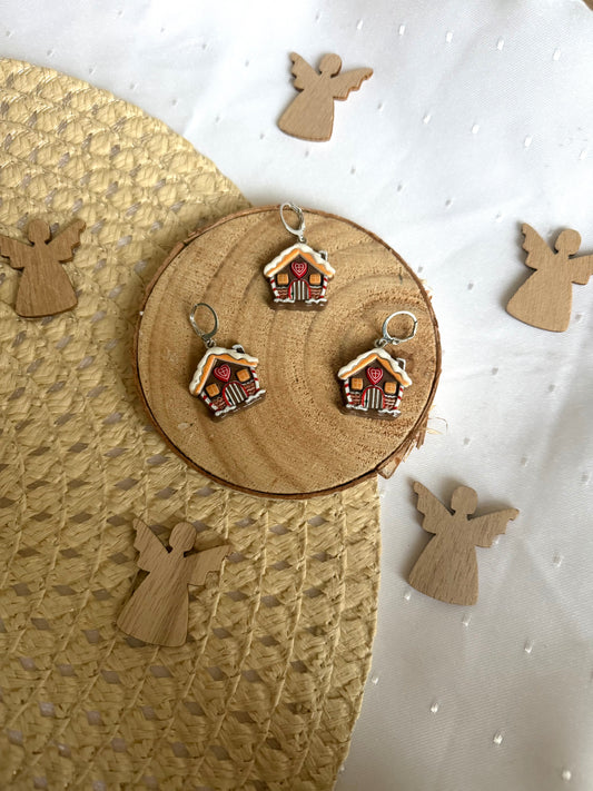 Maschenmarkierer - Lebkuchenhaus