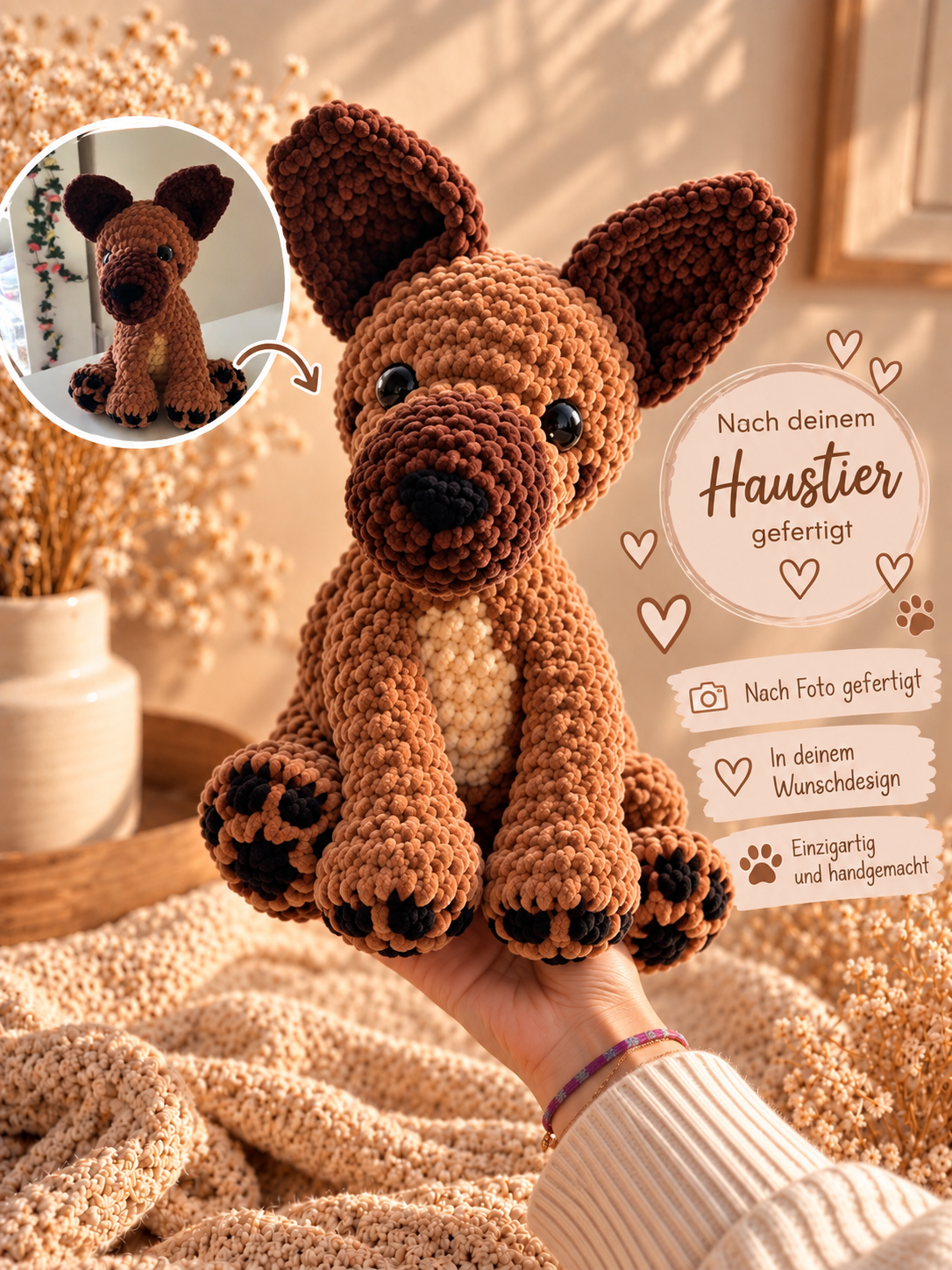 Hund Kuscheltier | personalisiert!