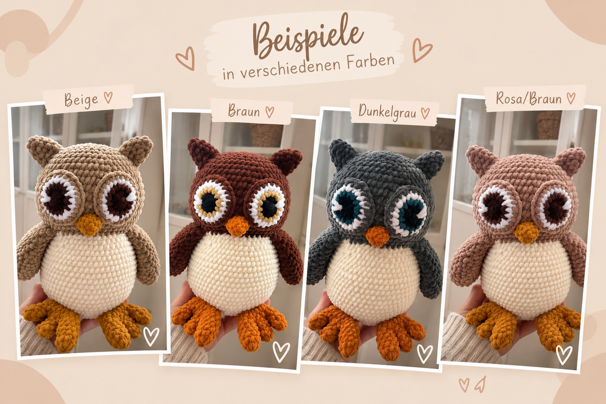 XL Eule | in Wunschfarbe