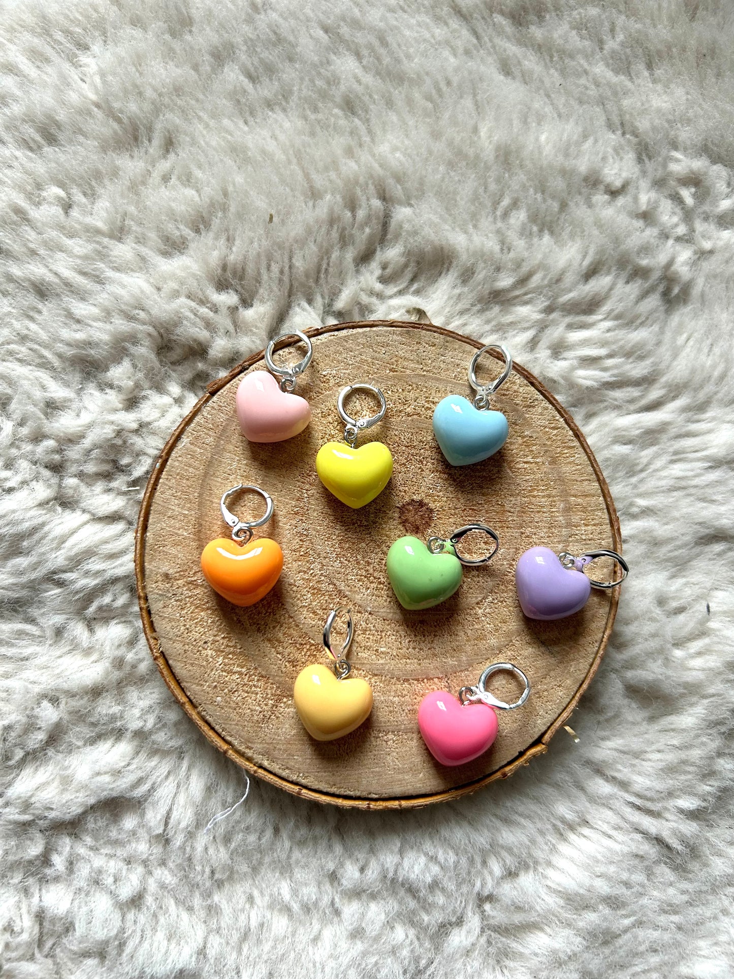 Herz Maschenmarkierer | zufällige Farbe
