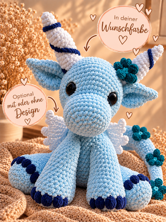 XL Drache | in Wunschfarbe - Wunschdesign